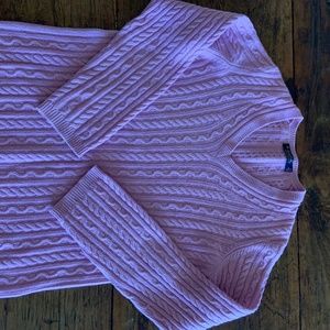 Pink cashmere sweater